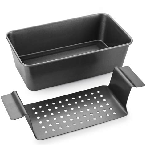 meatloaf pan with insert|nonstick meatloaf pan with insert.